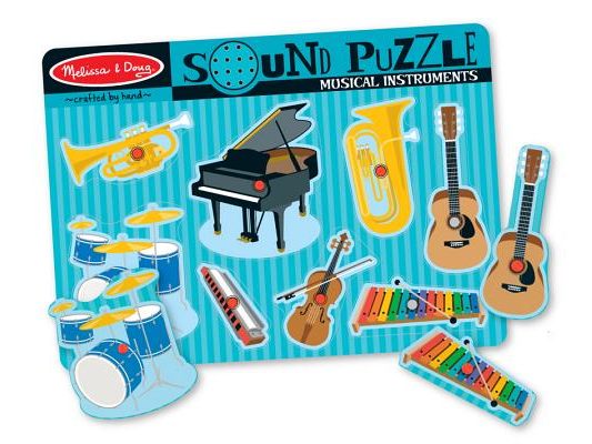 Melissa & Doug Musical Instruments Sound Puzzle [With Battery]