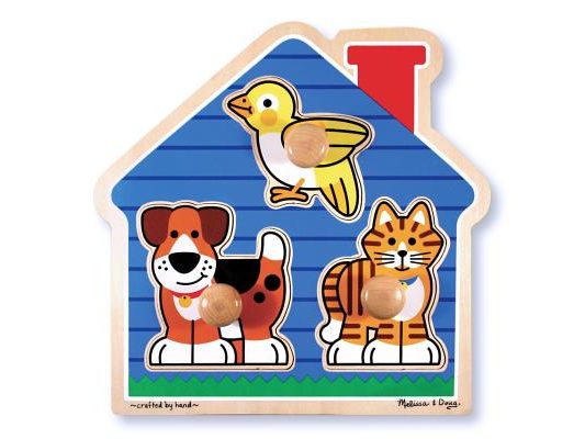 Melissa & Doug Pets Jumbo Knob Puzzle