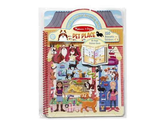 Melissa & Doug Puffy Sticker Activity Book - Pet Place