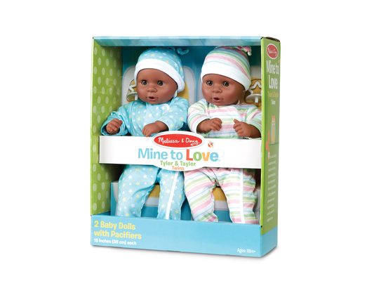 Mine to Love - Tyler & Taylor Twins (Black/Brown)