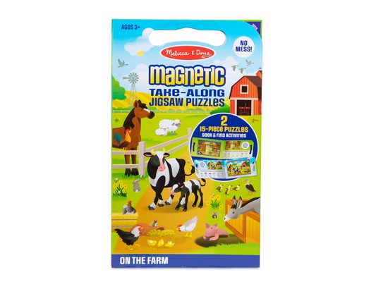 Take Along Magnetic Jigsaw Puzzles - On the Farm