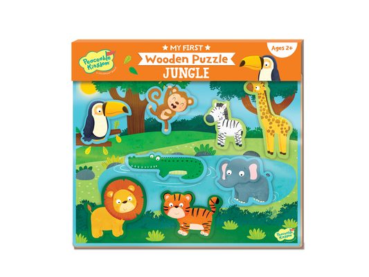 My First Wooden Puzzle: Jungle Animals
