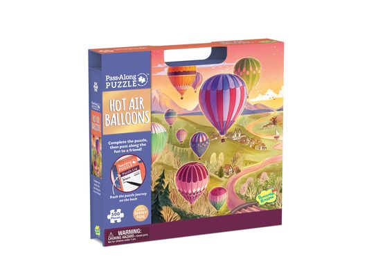 Pass Along Puzzle - Hot Air Balloons