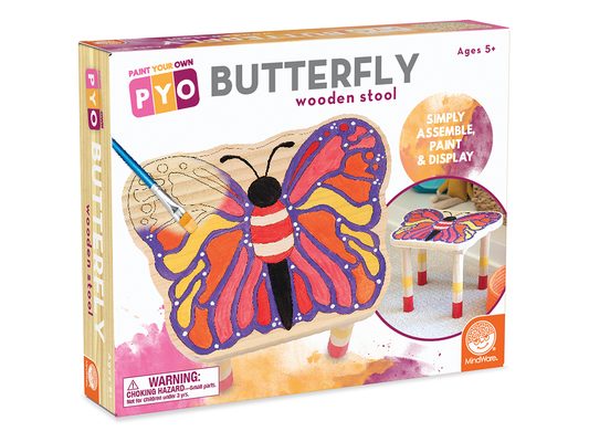 Paint Your Own: Butterfly Stool