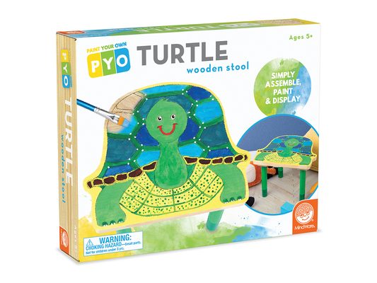 Paint Your Own: Turtle Stool