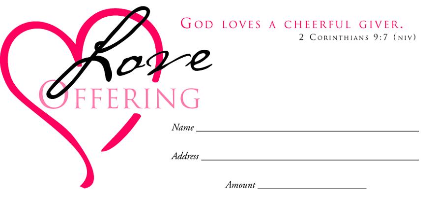 Value Offering Env - Love Offering - Heart