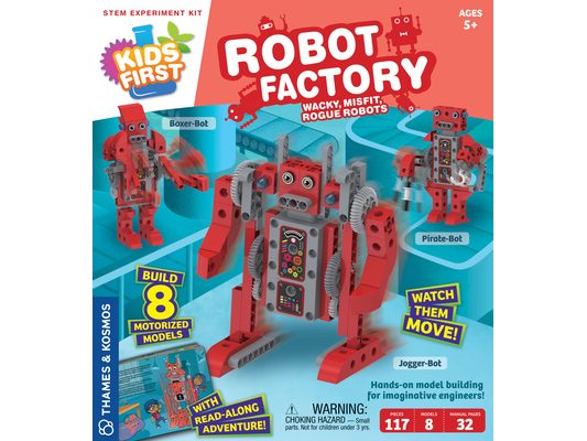 Kids First: Robot Factory: Wacky, Misfit, Rogue Robots