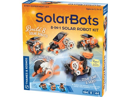 Solarbots: 8-In-1 Solar Robot Kit