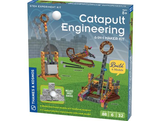 Catapult Engineering: 6-In-1 Maker Kit
