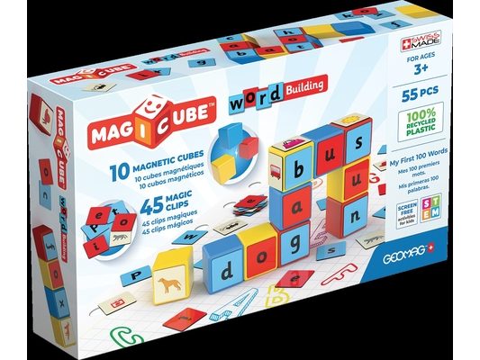 Geomag Magicube Word Building Re Clips 55