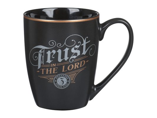 Mug Black Trust in the Lord Prov. 3:5