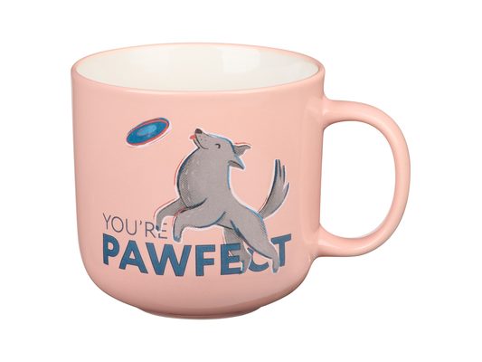 The Fur Side Coffee Mug for Dog Lovers, You're Pawfect Ceramic