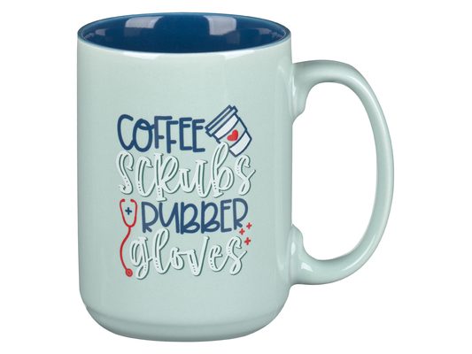 Mug Teal Nurse - Coffee, Scrubs