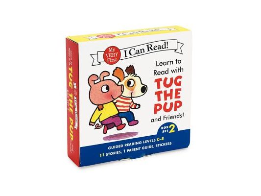 Learn to Read with Tug the Pup and Friends! Box Set 2: A Box of 11 Stories, 1 Parent Guide, and Reward Stickers for Beginning Readers; Reading Level C