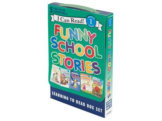 Funny School Stories: Learning to Read Box Set: A Box of 5 Books for Beginning Readers