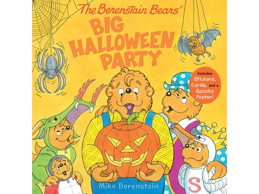The Berenstain Bears' Big Halloween Party: Includes Stickers, Cards, and a Spooky Poster!