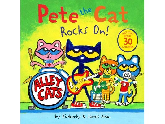 Pete the Cat Rocks On!: Includes Over 30 Stickers!