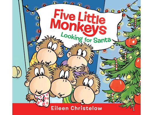 Five Little Monkeys Looking for Santa