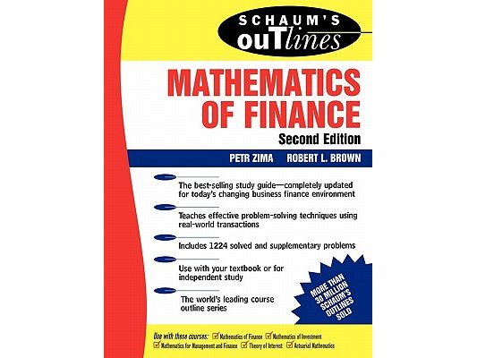 Schaum's Outline of Mathematics of Finance