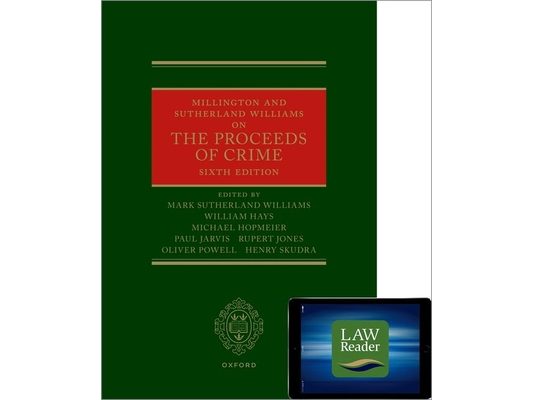 Millington and Sutherland Williams on the Proceeds of Crime [With CDROM]