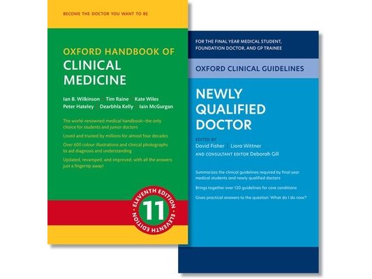 Oxford Clinical Guidelines: Newly Qualified Doctor and Oxford Handbook of Clinical Medicine Pack