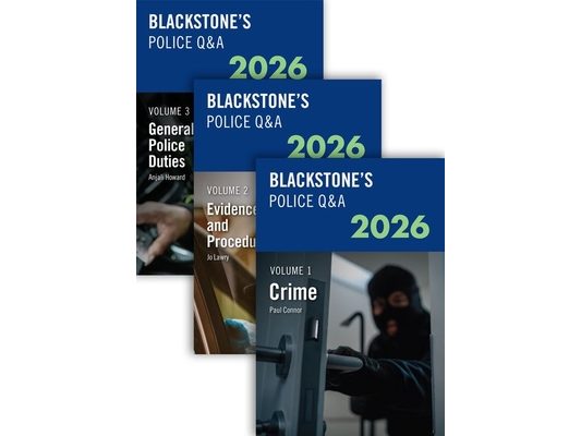 Blackstone's Police Q&a's 2026