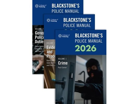 Blackstone's Police Manuals 2026