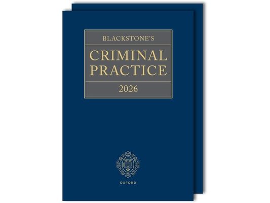 Blackstones Criminal Practice 2026 Supplement 1 Pack