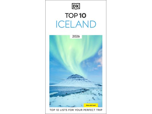 DK Top 10 Iceland: Top 10 Lists for Your Perfect Trip, Plus an All-Weather Folded Map