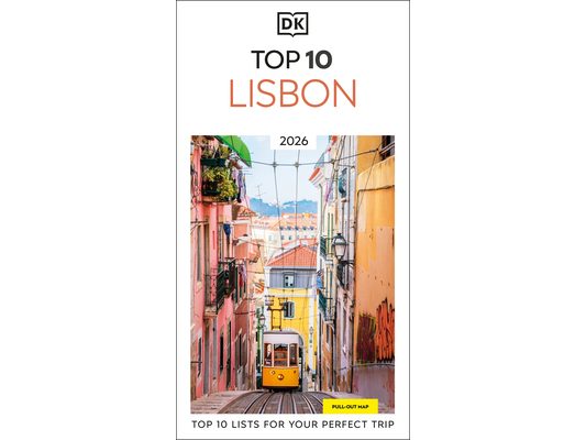 DK Top 10 Lisbon: Top 10 Lists for Your Perfect Trip, Plus an All-Weather Folded Map