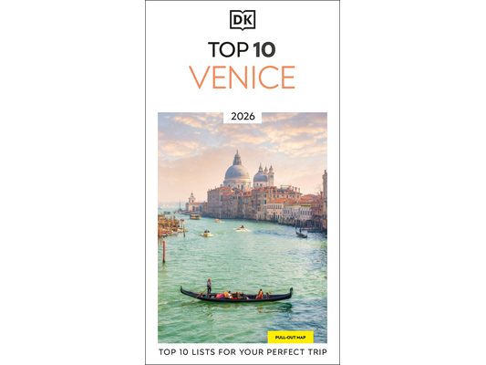 DK Top 10 Venice: Top 10 Lists for Your Perfect Trip, Plus an All-Weather Folded Map
