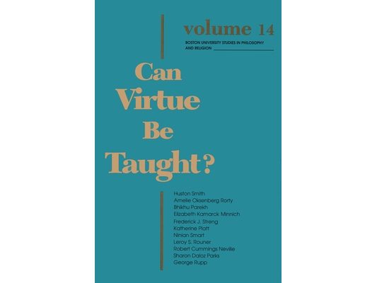 Can Virtue Be Taught?
