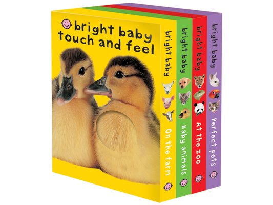 Boxed Set (Bright Baby Touch and Feel): On the Farm, Baby Animals, at the Zoo and Perfect Pets
