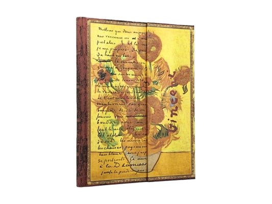 Van Gogh, Sunflowers Ultra Lined Hardcover Journal, 144pg, 120gsm, the Van Gogh Museum Collection by Paperblanks (Embellished Manuscripts Collection)