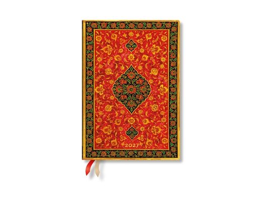 2027 Layla MIDI Hardcover 12-Month Daily Planner, 416pg, 80gsm by Paperblanks (Persian Poetry)