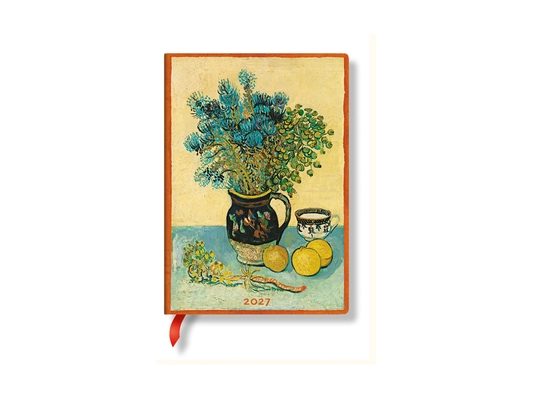 2027 Van Gogh's Still Life MIDI Horizontal Hardcover 12-Month Weekly Planner, 160pg, 100gsm by Paperblanks