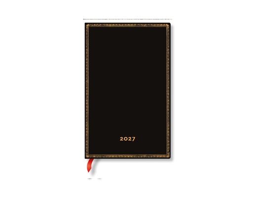 2027 Black Edition Maxi Vertical Hardcover 12-Month Weekly Planner, 160pg, 100gsm by Paperblanks (Black Edition)