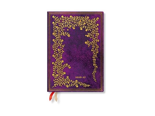 2027 New York Rose MIDI Horizontal Softcover 18-Month Weekly Planner, 224pg, 80gsm by Paperblanks (Gilded Age)
