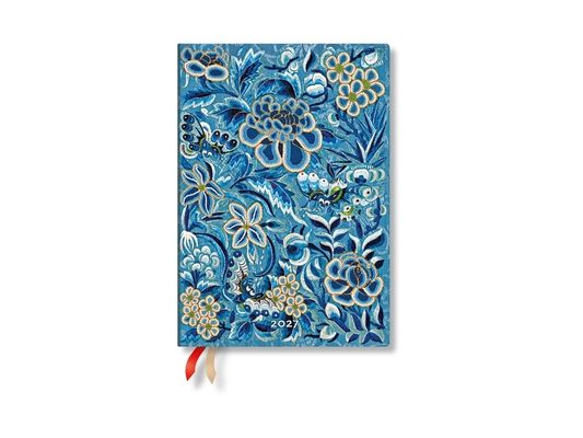 2027 Blue Willow MIDI Horizontal Softcover 12-Month Weekly Planner, 176pg, 100gsm by Paperblanks (Celebrate Hanfu)