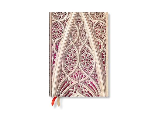 2027 Vault of the Milan Cathedral (Burgundy) MIDI Horizontal Softcover 12-Month Weekly Planner, 176pg, 100gsm by Paperblanks (Duomo Di Milano)