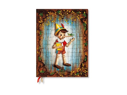 2027 Carlo Collodi, Pinocchio Ultra Softcover 12-Month Daily Planner, 432pg, 80gsm by Paperblanks (Fairy Tale Collection)