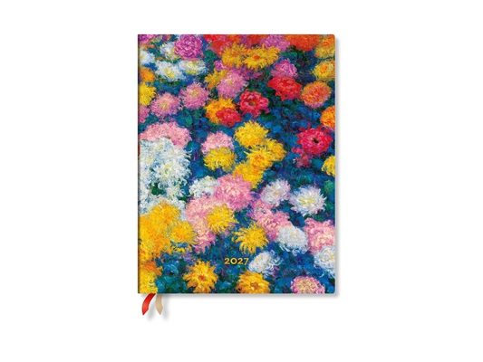 2027 Monet's Chrysanthemums Ultra Softcover 12-Month Daily Planner, 432pg, 80gsm by Paperblanks