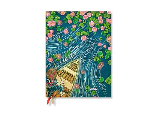 2027 Lotus River Ultra Vertical Softcover 12-Month Weekly Planner, 176pg, 100gsm by Paperblanks (Living with Yuko)
