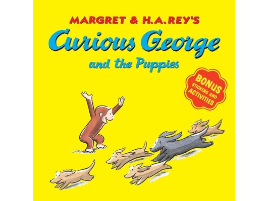 Curious George and the Puppies [With Bonus Stickers and Audio]