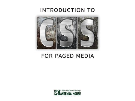 Introduction to CSS for Paged Media