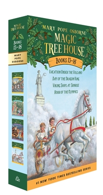 Magic Tree House Books 13-16 Boxed Set: Vacation Under the Volcano; Day of the Dragon King; Viking Ships at Sunrise; Hour of the Olympics