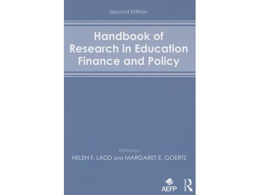 Handbook of Research in Education Finance and Policy