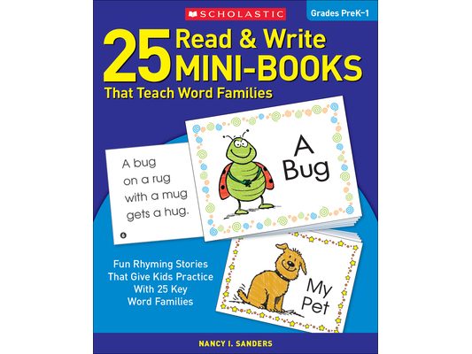 25 Read & Write Mini-Books: That Teach Word Families