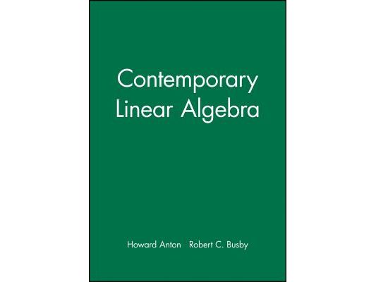 Student Solutions Manual to Accompany Contemporary Linear Algebra [With CDROM]