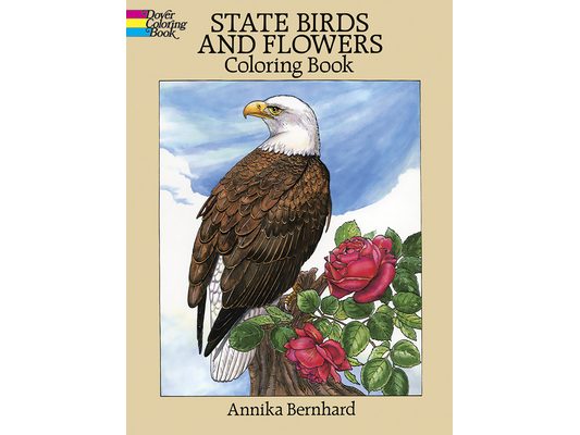 State Birds and Flowers Coloring Book